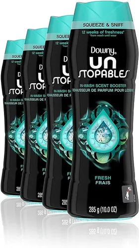 Vista 49 de Downy Unstopables - Perlas potenciadoras de aroma de lavandería para lavadora, exuberante, 10 onzas (paquete de 4)