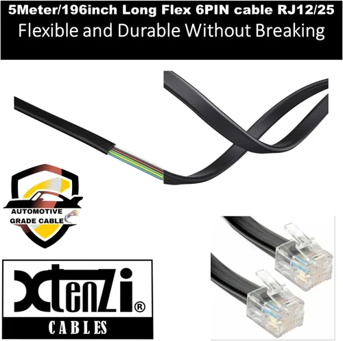 Vista 4 de Xtenzi Control remoto de nivel de graves del amplificador con botón de volumen XTBR25 Compatible con Alpine RUX-Knob2.