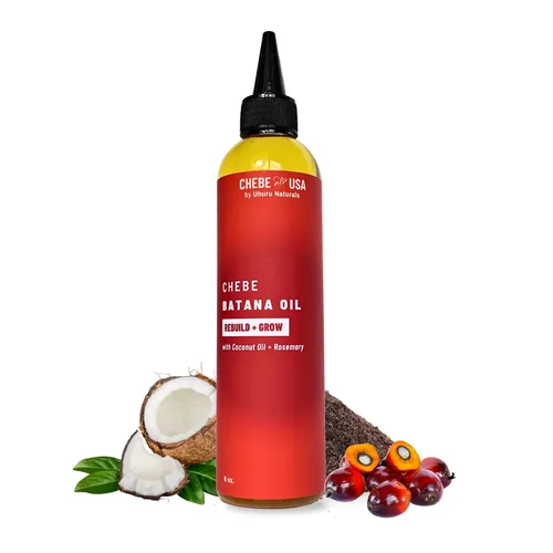 Vista 7 de Uhuru Naturals Aceite de batana crudo (16 0z) 100% puro y orgánico de Honduras Dr. Sebi para crecimiento del cabello prensado en frío para un