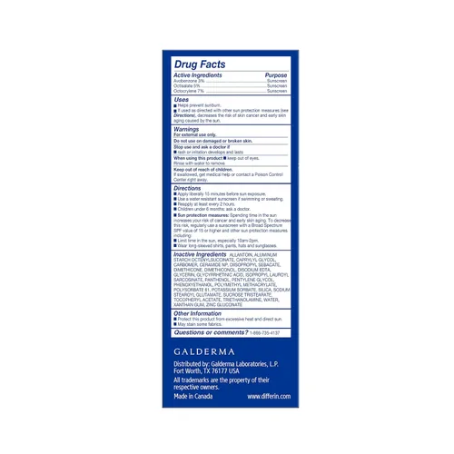 Vista 7 de Hidratante absorbente de aceite Differin con SPF 30, protector solar facial de los fabricantes del gel Differin, cuidado suave de la piel