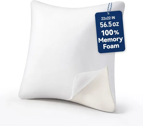 Vista 9 de AM AEROMAX 12 × 20 Inserto de almohada de espuma viscoelástica - Almohada rectangular de soporte lumbar para cojín decorativo, sofá, sillón, cama