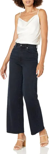 Vista 5 de The Drop Camiseta elástica sedosa con cuello de vaca Christy para mujer