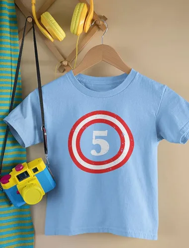 Vista 4 de Tstars Capitán 3er cumpleaños camisa niño tercer traje 3 años niño niño regalo fiesta camisas