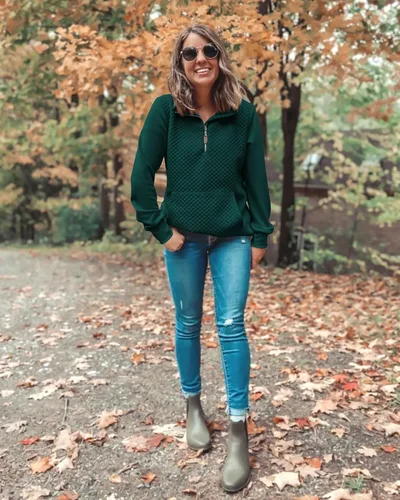 Vista 4 de BTFBM Sudadera moderna para mujer con patrón acolchado, ligera, con cremallera, de manga larga, sencilla e informal