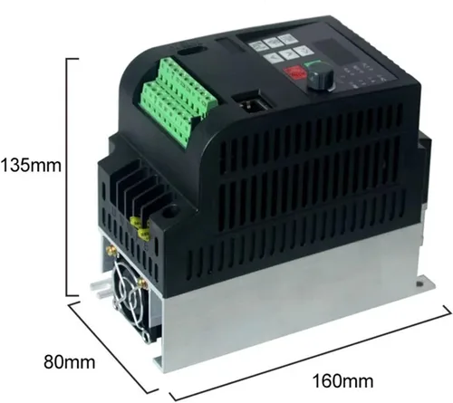 Vista 3 de Convertidor de unidad de frecuencia variable Monofásico 220V entrada y salida monofásica Frecuencia VFD AT2 0.45KW/0.75KW/1.5KW/2.2KW/3KW/4KW