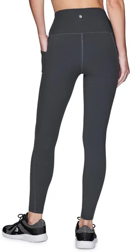 Vista 3 de RBX Active Leggings de yoga para mujer, ultra suaves, sólidos, con bolsillos