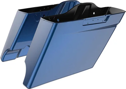 Vista 19 de Alforjas extendidas para Harley Touring Street Glide, Electra Glide, Road Glide 2014-2023 (whisky ámbar)