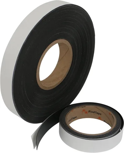 Vista 3 de FindTape Cinta de acero receptiva adhesiva para exteriores, 1/2 pulg. x 10 pies (negro)