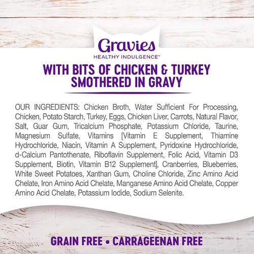 Vista 6 de Comida húmeda para gatos Healthy Indulgence, libre de granos, bolsa de 3 onzas (paquete de 24 envases), de Wellness