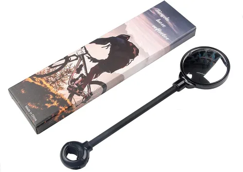 Vista 8 de Espejo para bicicleta giratorio y ajustable con lente de gran angular, espejo convexo retrovisor inastillable universal para bicicleta