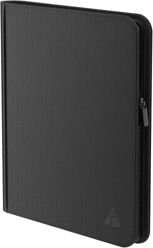 Vista 7 de Carpeta prémium con 720 tarjetas de 12 bolsillos, carpeta de álbum de tarjetas coleccionables sin anillo, carga lateral, UltraSonic-12720 Tech Zip