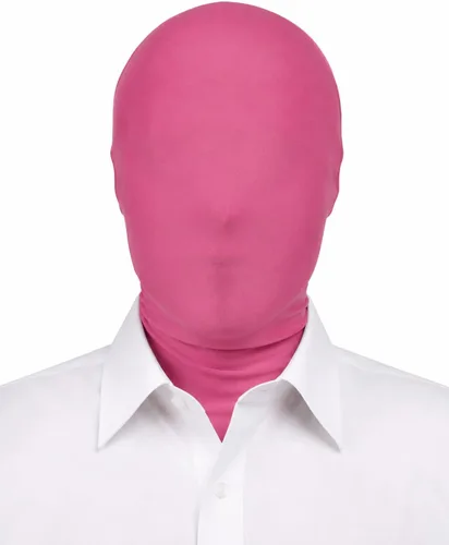 Vista 21 de Máscara de capucha Zentai de elastano de cobertura completa para hombre y mujer para disfraz de Halloween