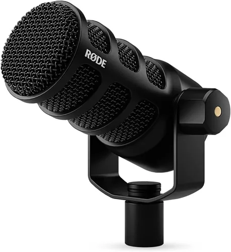 Vista 11 de Micrófono de transmisión dinámica cardioide PodMic RØDE: salida XLR, requiere interfaz de audio (RØDECaster, AI-1 o similar). Para conectar y usar