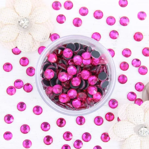Vista 61 de Estrás para aplicar con calor - 6SS, 10SS, 16SS, 20SS, 30SS - 32 colores Iron-on hotfix rhinestones - add brilliant sparkle to apparel, denim