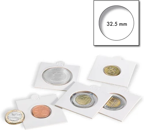 Vista 9 de LIGHTHOUSE - Matrix - Monederos autoadhesivos de 2 x 2 para monedas de hasta 0.689 in, paquete de 100
