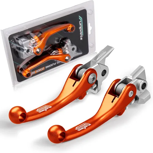 Vista 9 de Funparts Palanca de embrague de freno de moto de cross aleación de titanio para SX SXF SXS SXSF EXC EXCF XC XCW XCF XCFW XCRW EXCR 250 300 350 400