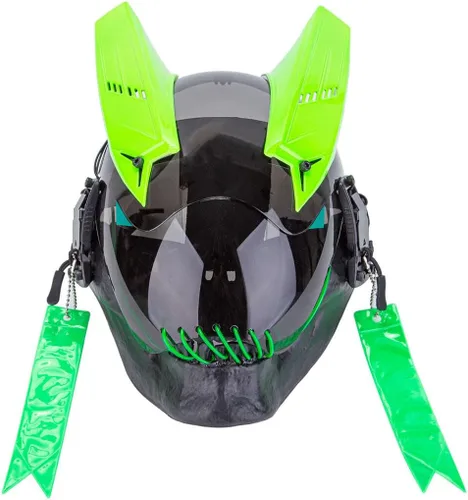 Vista 11 de Future Tech - Colección de máscaras brillantes para fiestas de disfraces