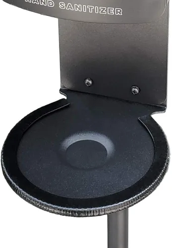 Vista 6 de Optima Scale Soporte de suelo universal para manos libres, dispensador de desinfectante de manos libres, fabricado en Estados Unidos