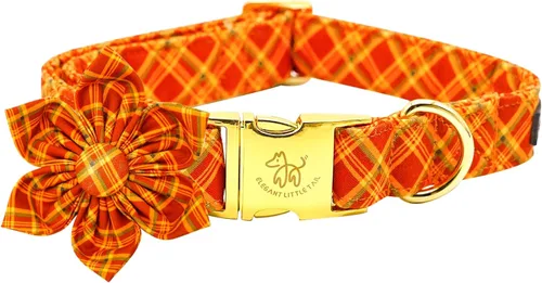 Vista 41 de Elegant little tail Collar de perro de San Patricio con flor, collares de perro con flores, trébol verde, regalo para mascotas, collares ajustables