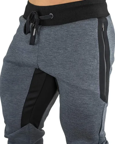Vista 4 de FASKUNOIE - Pantalones deportivos cortos para hombre, pantalones capri casuales de algodón, pantalones cortos de 34 hasta por debajo de la rodilla