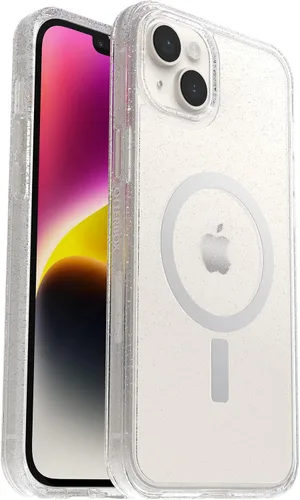 Vista 16 de OtterBox iPhone 14 Plus Serie Symmetry+ - Funda con bandera americana, ultra elegante, se ajusta a MagSafe, bordes elevados para proteger la cámara