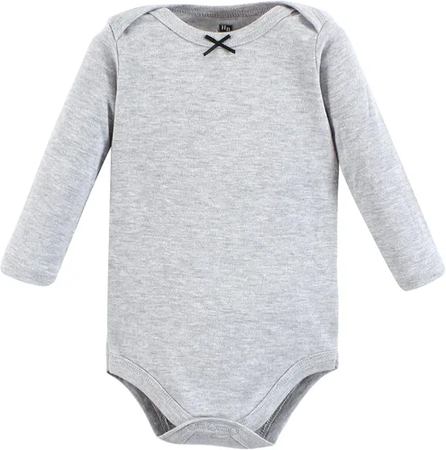 Vista 8 de Hudson Baby Baby Girl's Cotton Long-Sleeve Bodysuits 7-Pack