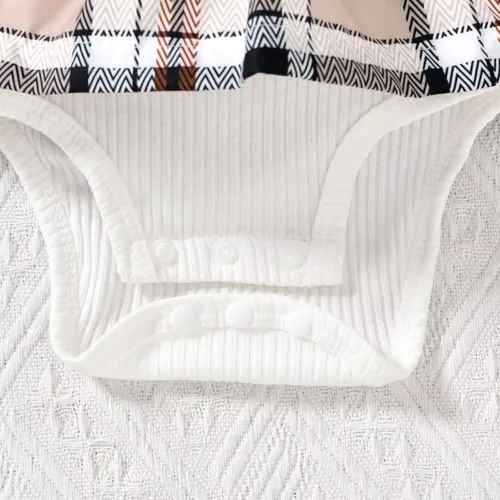 Vista 72 de Unutiylo Ropa de bebé recién nacida prematura con tirantes, traje de otoño e invierno, traje de manga larga con volantes
