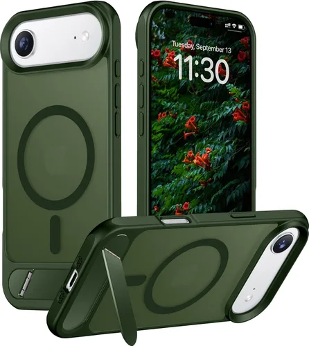 Vista 192 de Funda para iPhone 11 con compatibilidad magnética, [Soporte invisible incorporado][Compatible con MagSafe]