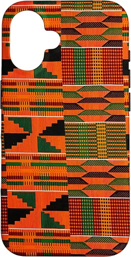 Vista 32 de Kente - Carcasa para iPhone 17, diseño étnico de Ghana, diseño africano