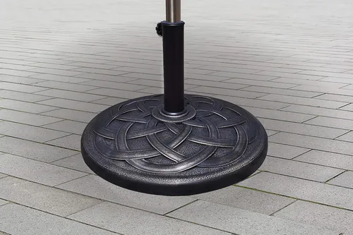 Vista 13 de BACKYARD EXPRESSIONS PATIO · HOME · GARDEN 911554 Base para sombrilla de 21 libras, bronce