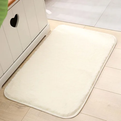 Vista 11 de HUHJYUGE Alfombras de baño antideslizantes lavables de 16 x 24 pulgadas, alfombra de baño súper absorbente, lavable a máquina, larga y ultrasuave