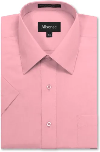 Vista 6 de Allsense Camisa de vestir de manga corta de ajuste regular para hombre