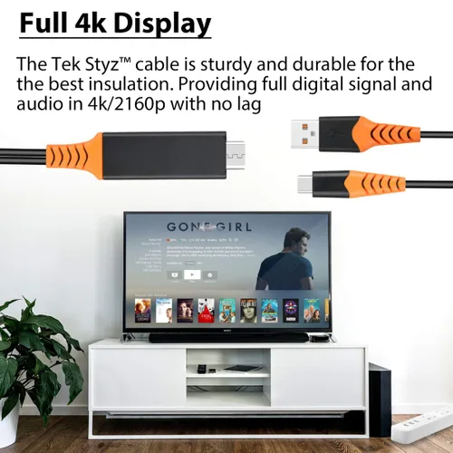 Vista 2 de PRO USB tipo C HDMI compatible con Xiaomi 16 Pro Mini a 8k/4k Plus Power 6 pies/5.9 ft Cable: Full 4k 2160p @60Hz/8k 7680x4320@30Hz Thunderbolt 3/4