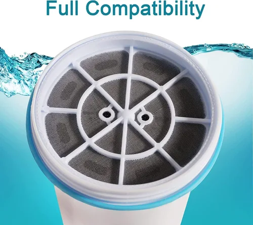 Vista 5 de ZR-017 Filtro de agua de repuesto para jarras y dispensadores de agua, filtro avanzado de 6 etapas para eliminar el 99.9% de plomo, cloro, fluoruro