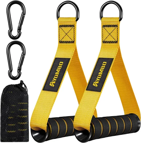 Vista 7 de Gym Equipment, Cable Attachments for Gym, Home Workout Equipment Machine Grip Attachments, Resistance Bands Handles for Weight Strength Trainer, Gym