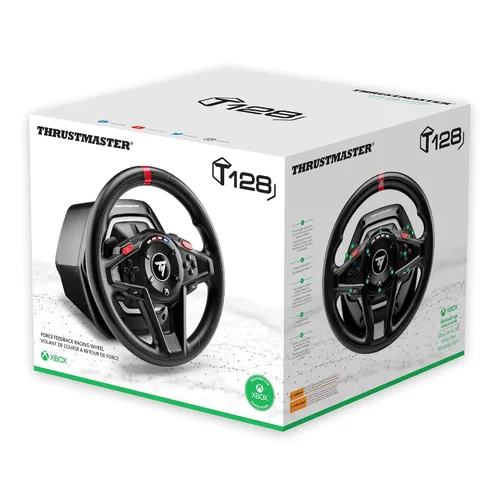 Vista 4 de Thrustmaster T128X Force Feedback Racing Wheel with Magnetic Pedals Xbox Series XS Xbox One PC