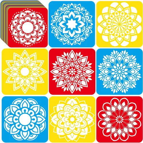 Vista 15 de 36 plantillas de dibujo de animales para niños de 8 pulgadas, plantillas de tiza para acera, pintura grande, lavable, reutilizable, animales