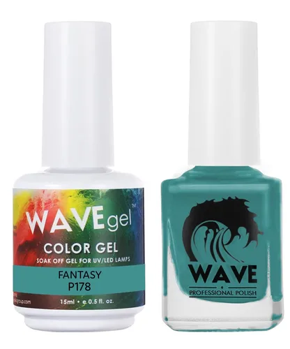 Vista 99 de WAVEGEL - Juego dúo de gel y esmalte de uñas a juego - Colección Simplicity - #P109 Blizzard I 0.5 onzas