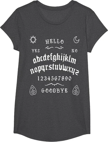 Vista 79 de Camiseta inspirada en la tabla Spirit Board Ouija Asphalt Grey