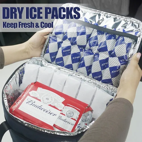 Vista 4 de Paquetes de hielo para enfriar y enviar, paquetes de hielo seco de larga duración para envío de alimentos congelados para envío, hojas de hielo