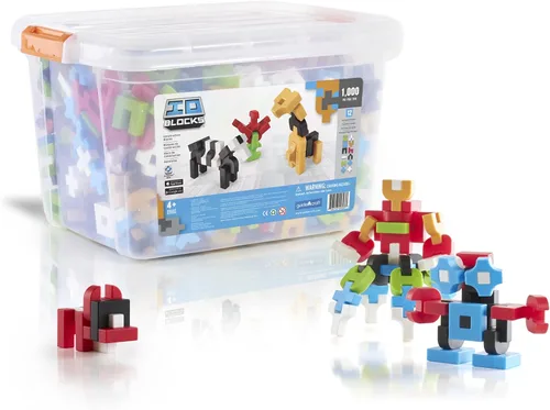 Vista 10 de Guidecraft Juego educativo de 500 piezas de juguete de construcción IO Blocks®