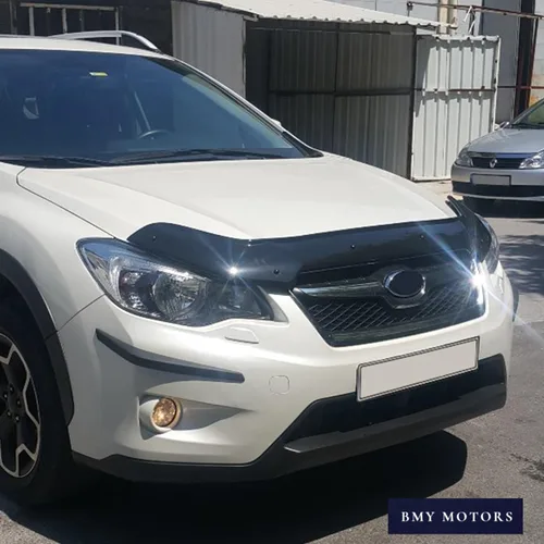 Vista 6 de BMY - Deflector de capó / protector de insectos delantero compatible con Subaru XV 2012-2016 Protector de capó Partículas e insectos Accesorios