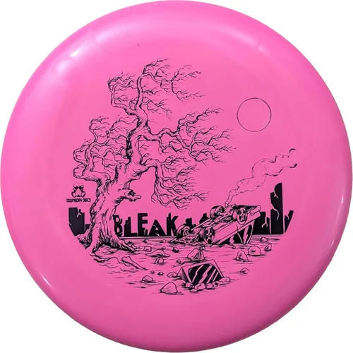 Vista 6 de DOOMSDAY DISCS Bleak Disc Golf Putter recto en plástico de ración Negro