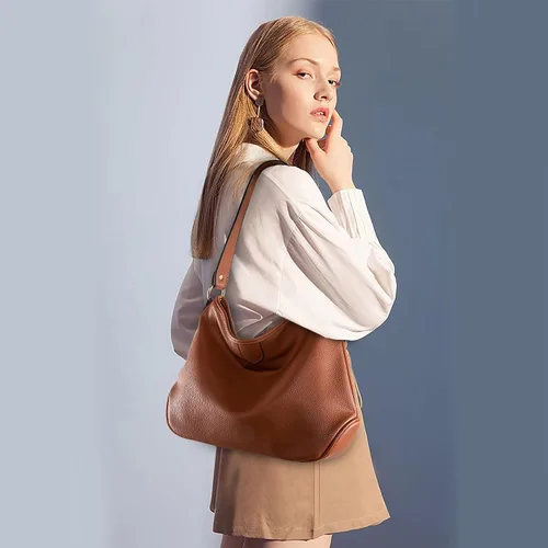 Vista 2 de Montana West Bolsos Hobo para mujer bolsos y bolsos clásicos y simples con asa superior