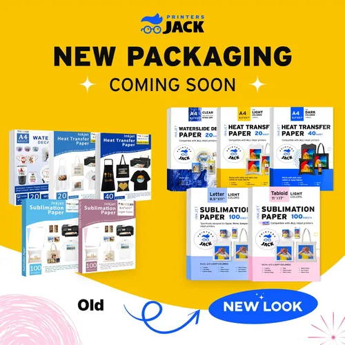 Vista 2 de Printers Jack Papel de sublimación de 13 x 19 pulgadas, 100 hojas de 4.23 oz/m², compatible con impresora de inyección de tinta Epson & Sawgrass