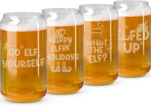 Vista 11 de Copas de vino de Navidad – Vaso de supervivencia navideño, está empezando a costar mucho como copas de vino sin tallo de Navidad, juego de 2 copas