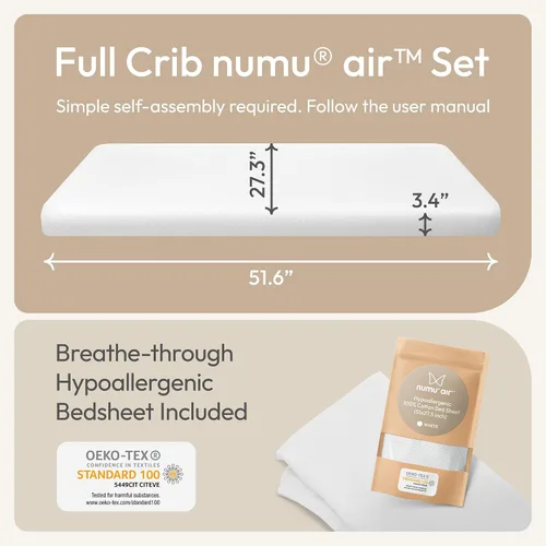Vista 2 de NUMU Colchón para cuna Air Baby Sleep