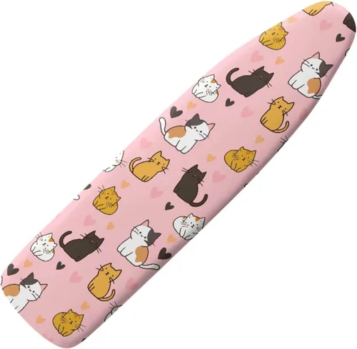 Vista 36 de Funda para tabla de planchar con diseño de estrellas y bandera estadounidense con borde elástico y acogedor bolsillo para la nariz, resistente al