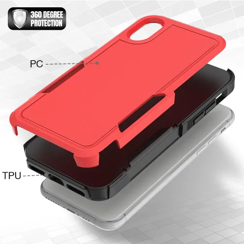 Vista 13 de Jeylly Funda para iPhone SE/Funda para iPhone 5S, Exterior de Plástico Duro que Absorbe Golpes + Interior de Silicona de Goma Defensor contra