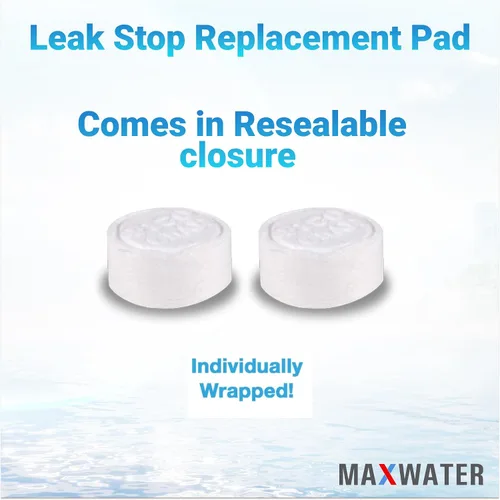 Vista 5 de Max Water Detector de fugas – Almohadilla expansible para válvula de cierre de ósmosis inversa (0.669 in) – Paquete de 2